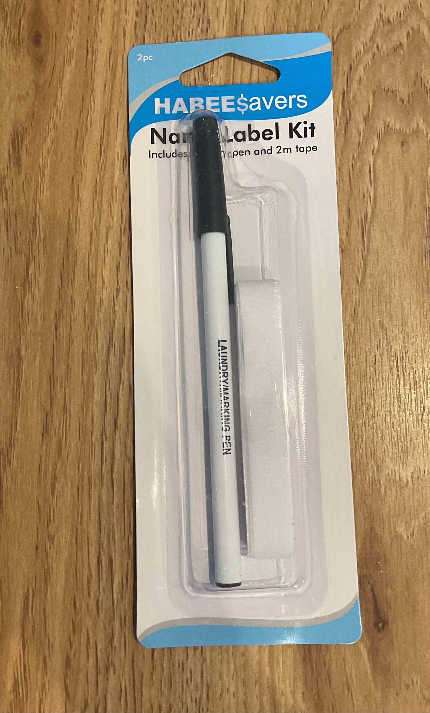 *Iron-On Name Tag Kit