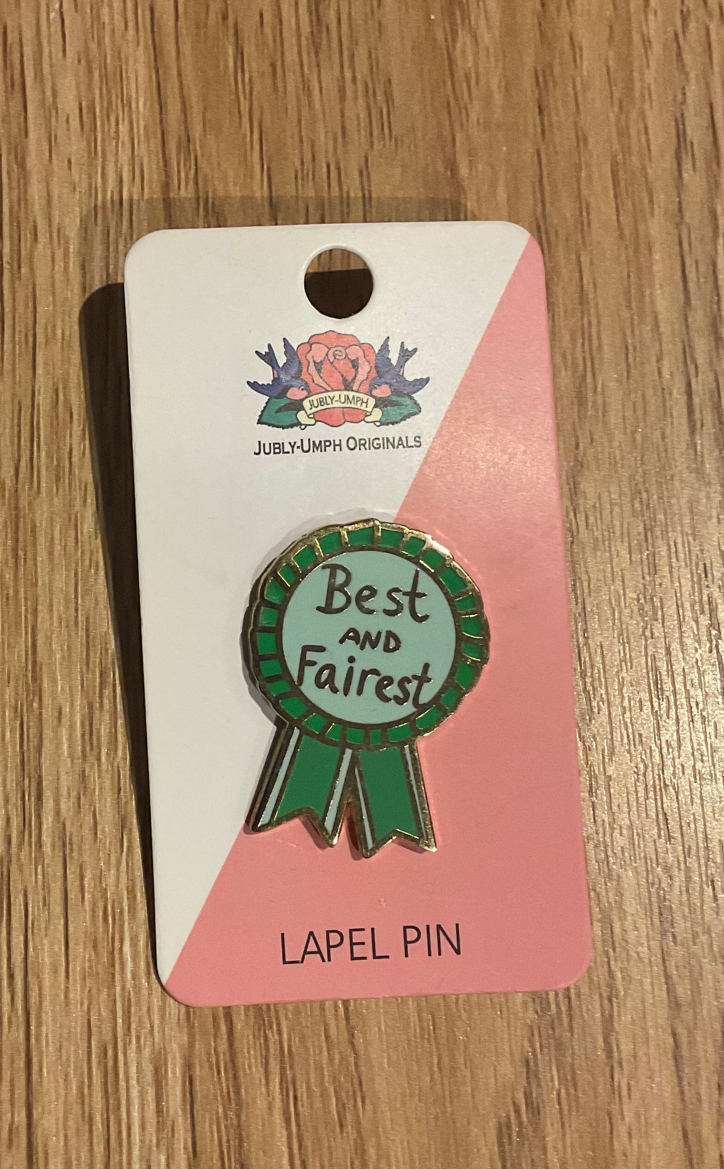 *Best and Fairest Lapel Pin
