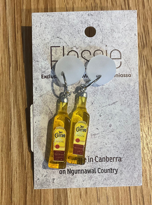 *Earring Alcohol Bottle Dangles