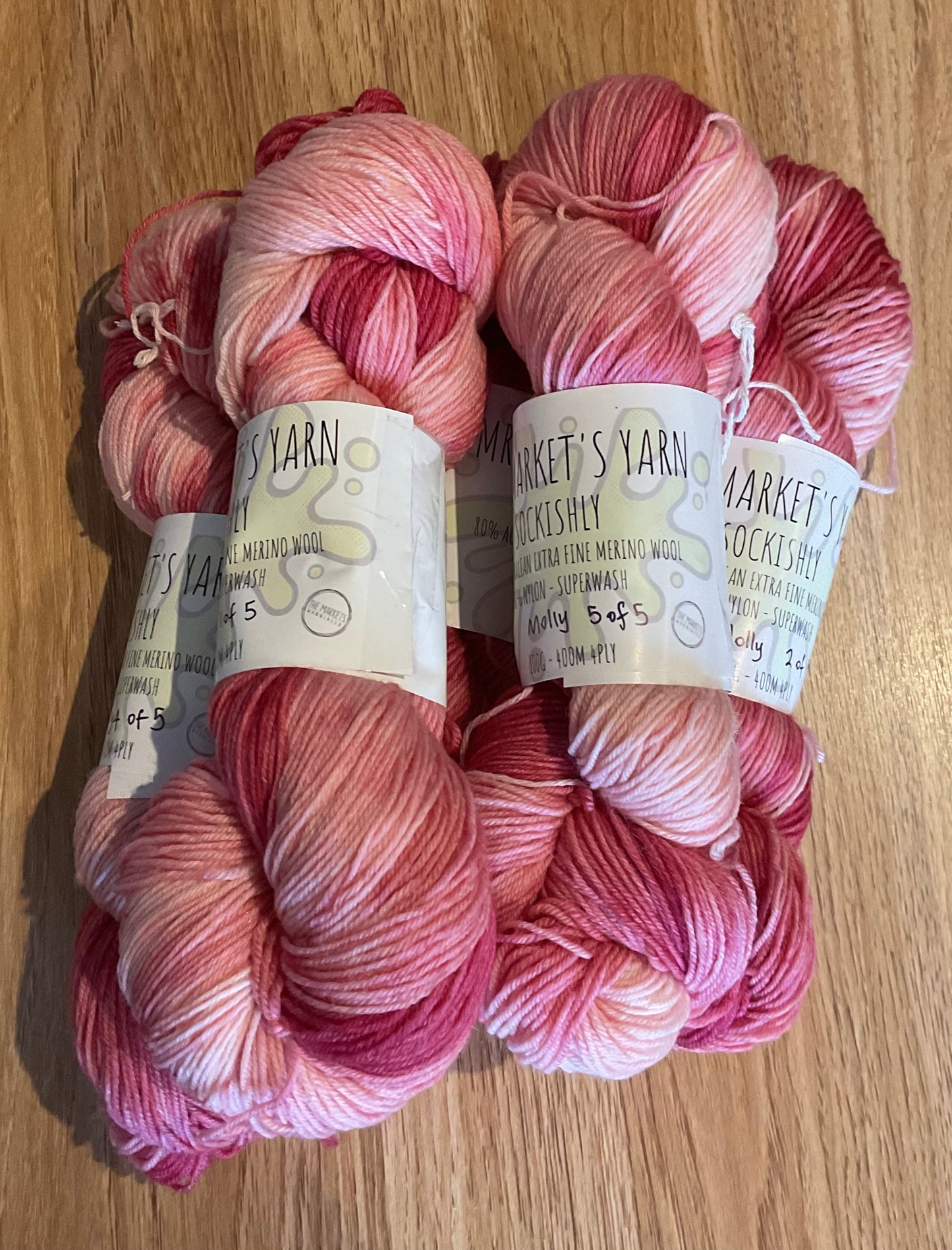 *Sockishly Yarn 4ply  Molly