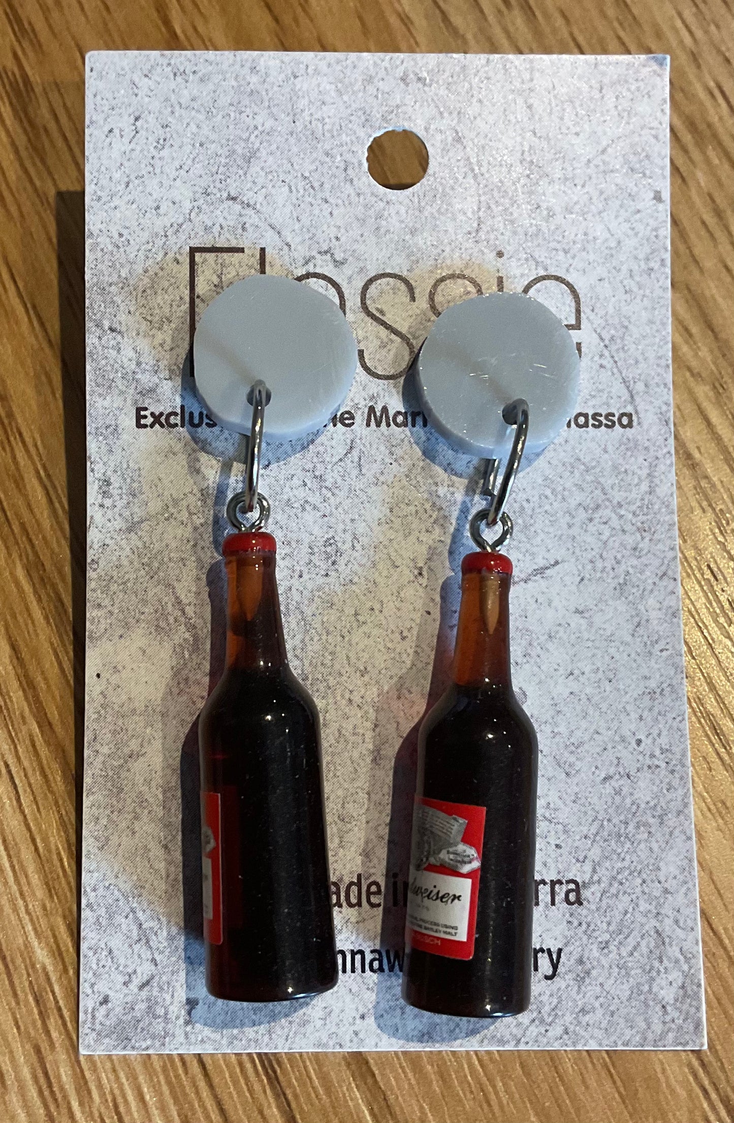 *Earring Beer Bottle Dangles