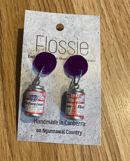 *Earring Beer Can Dangles