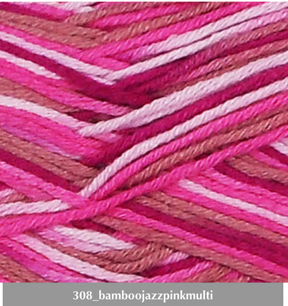 Bamboo Jazz Multi 4ply Yarn