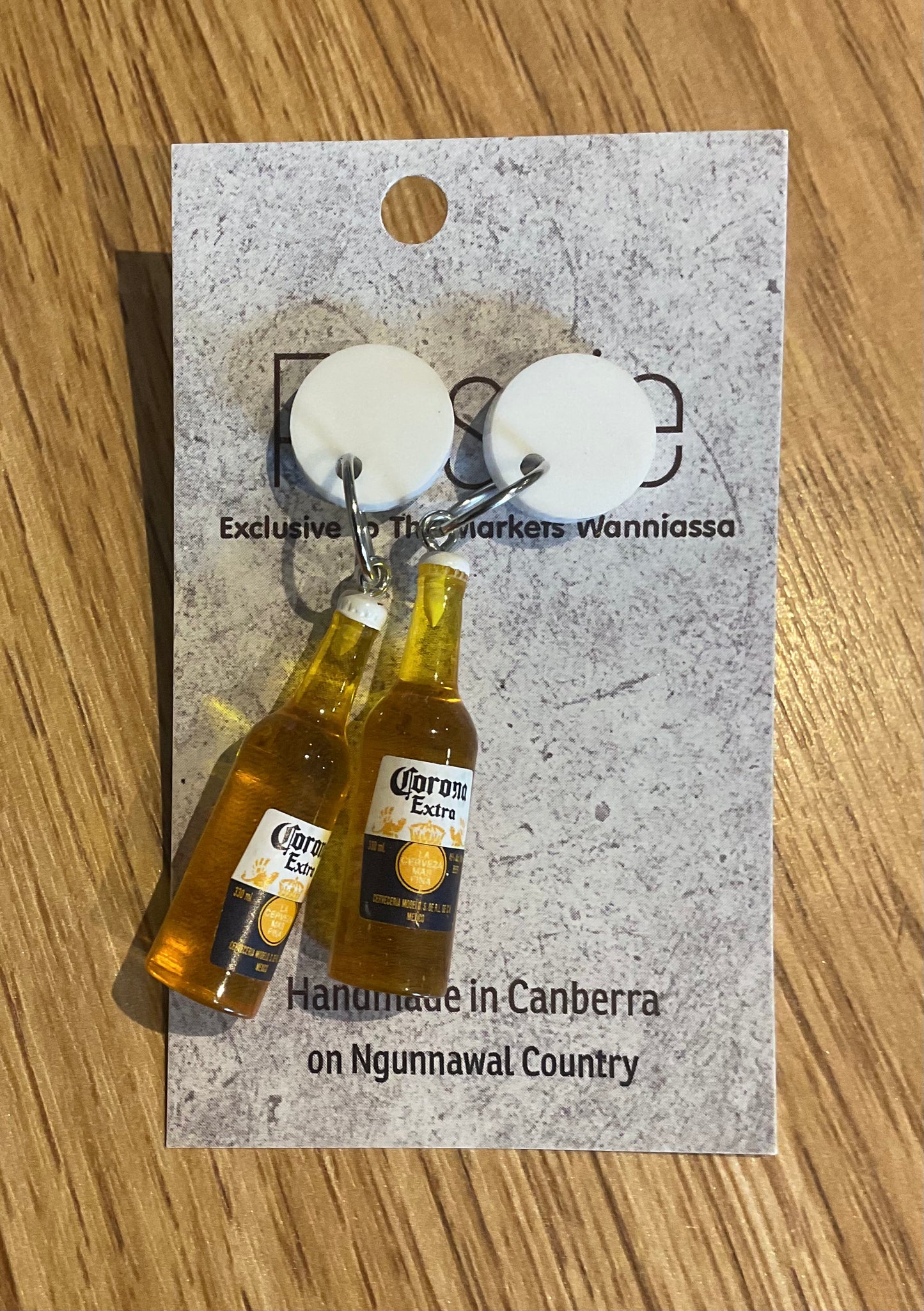 *Earring Beer Bottle Dangles