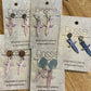 *Earrings Acrylic Dagger Dangles