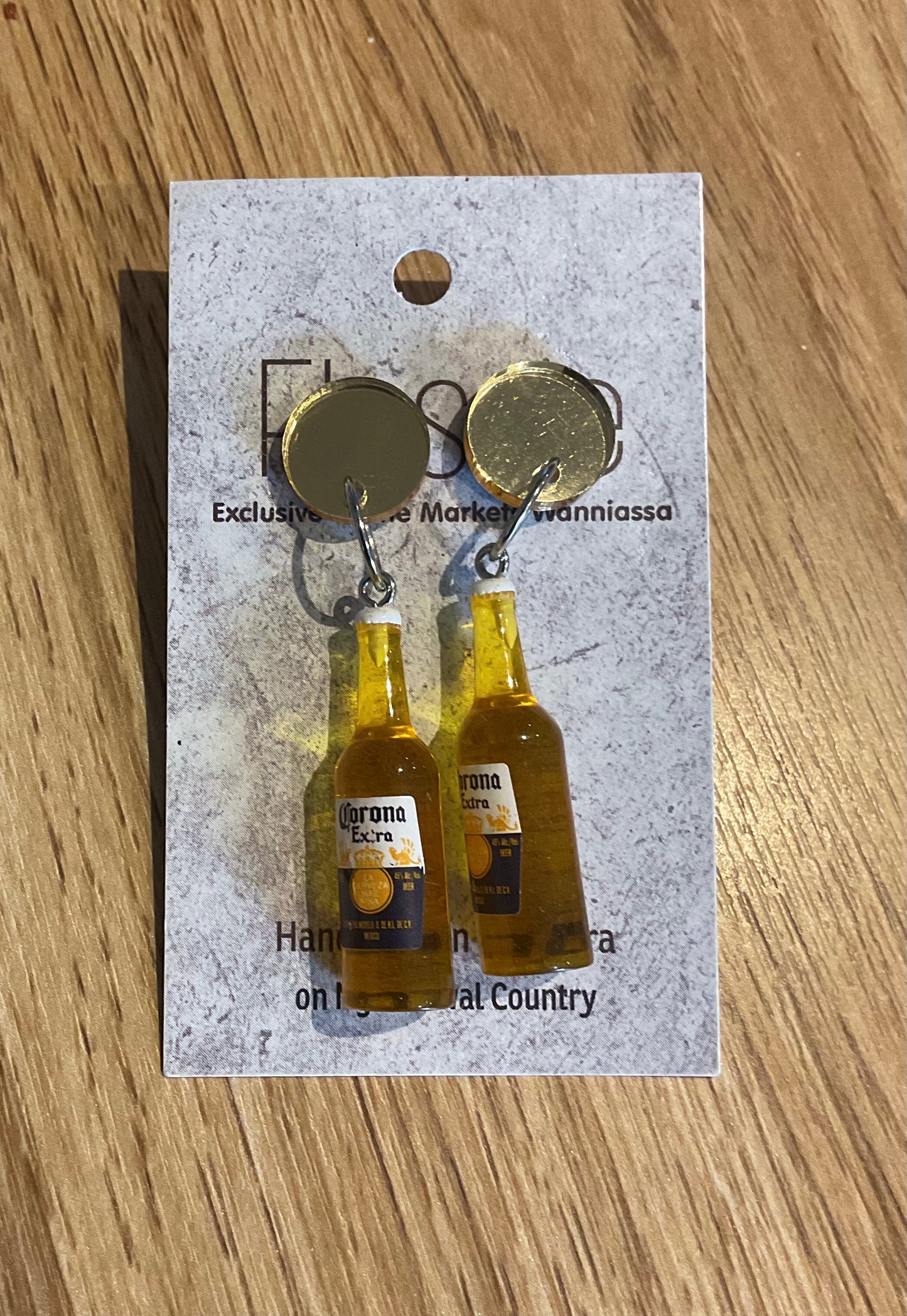 *Earring Beer Bottle Dangles