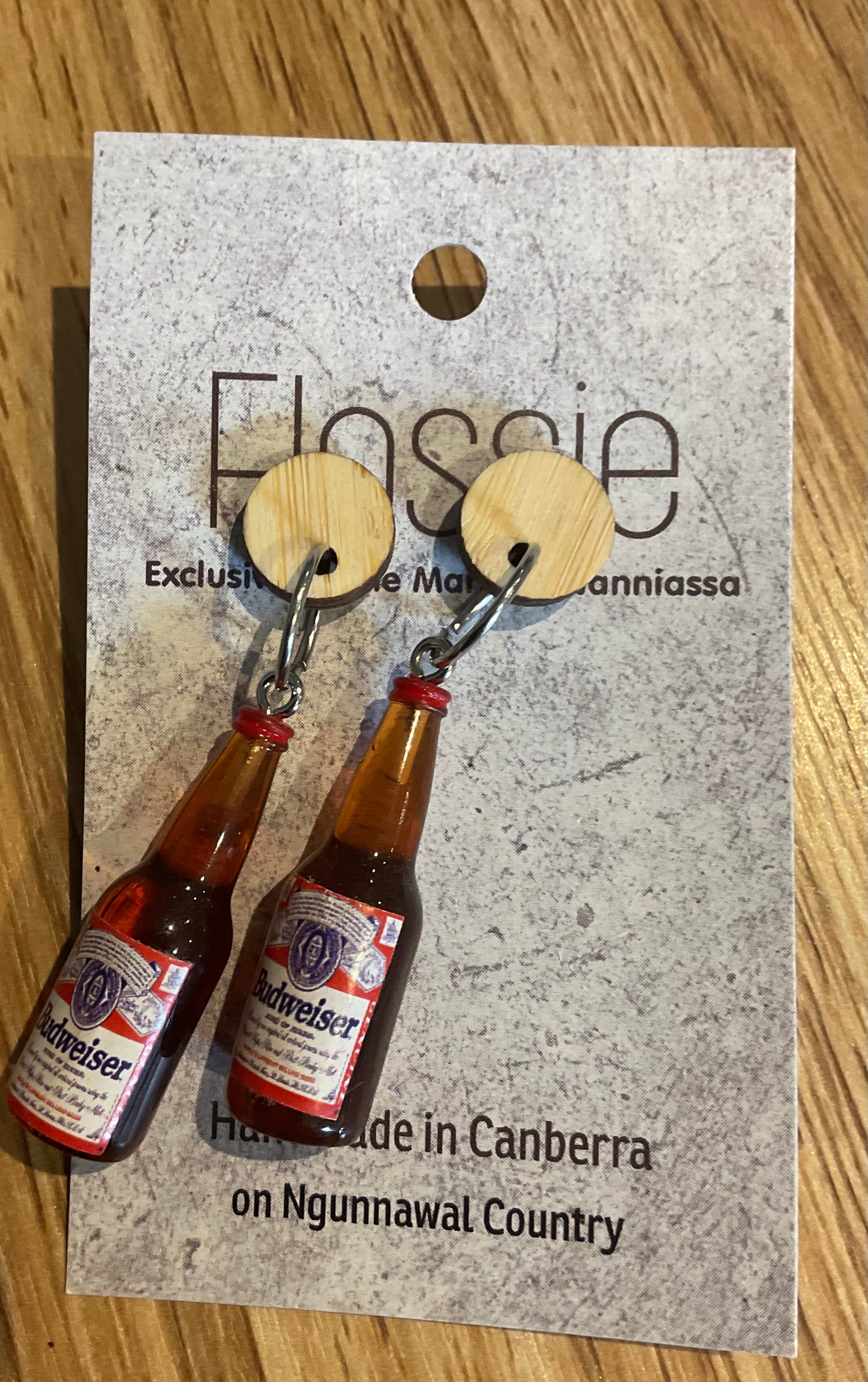 *Earring Beer Bottle Dangles