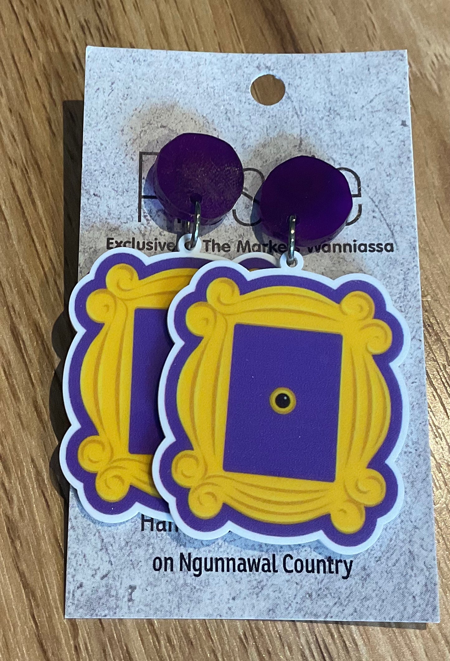 *Earrings Peep Hole Dangles