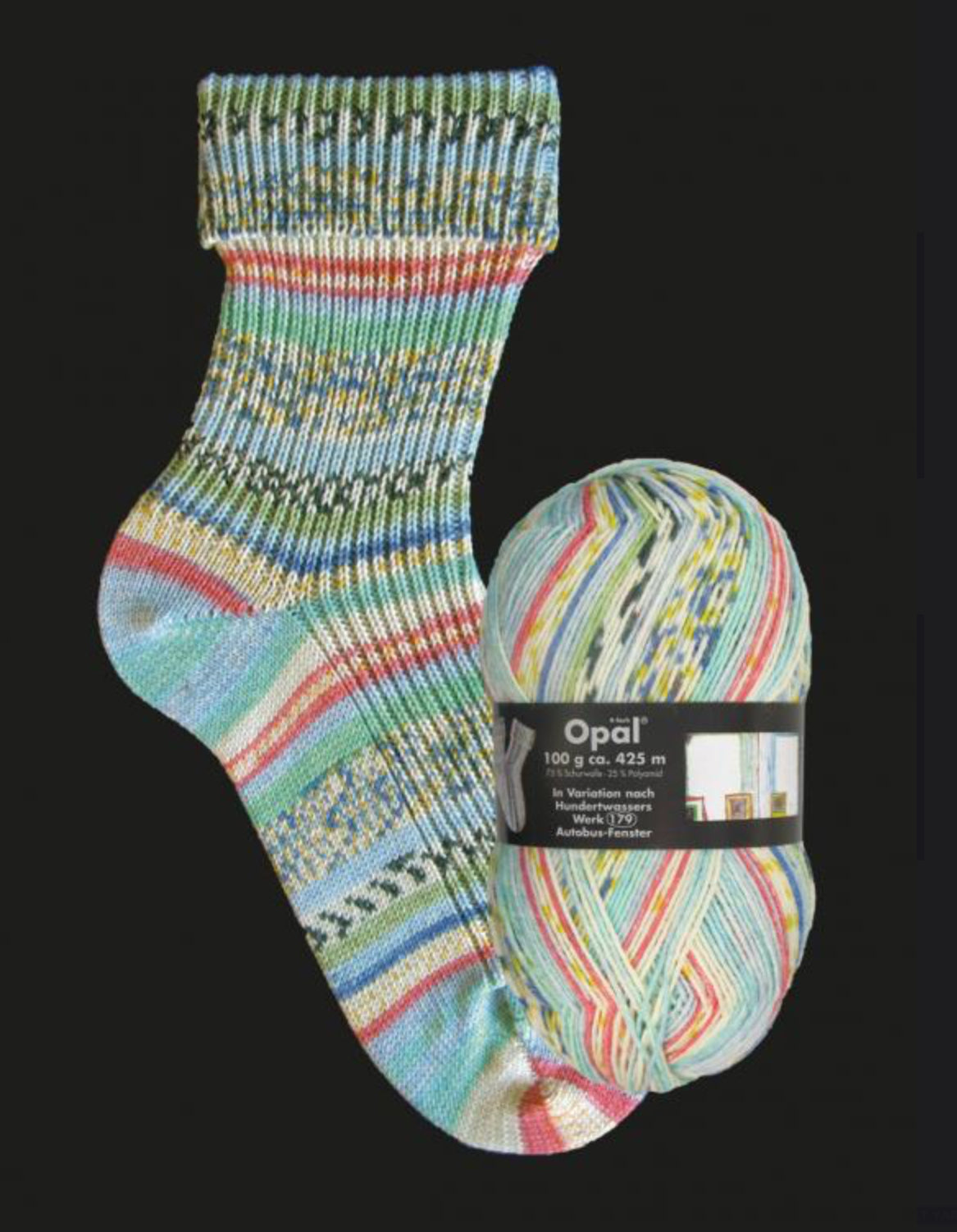 Opal Hundertwasser II Sock Yarn