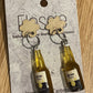*Earring Beer Bottle Dangles