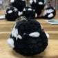 Crochet Magpie Keyring