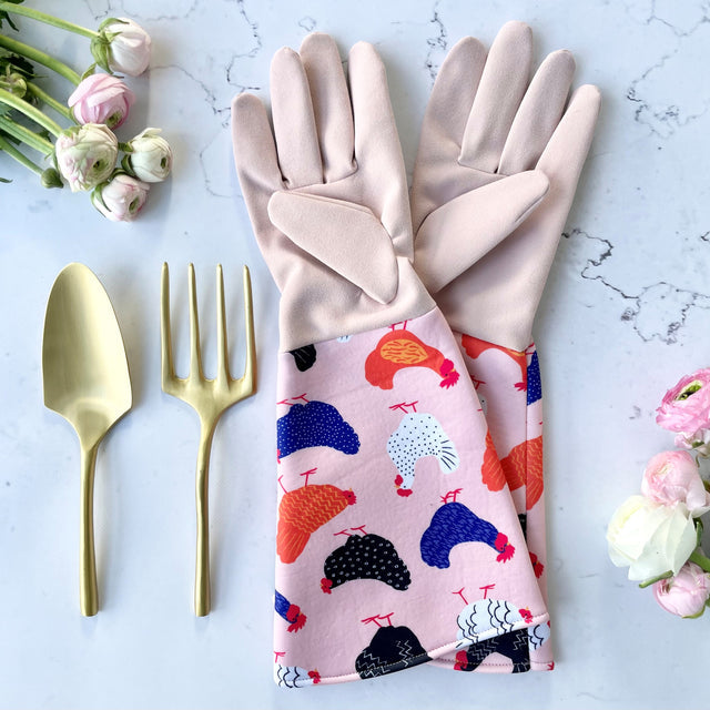 Gardening Gloves - Bright Hens
