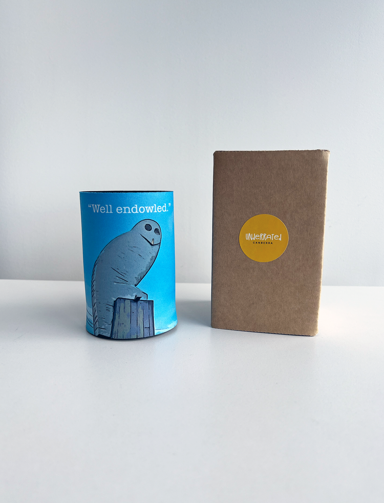 Stubby Holder Belconnen Owl