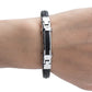 Leather Bracelet SS Clasp Mens 71