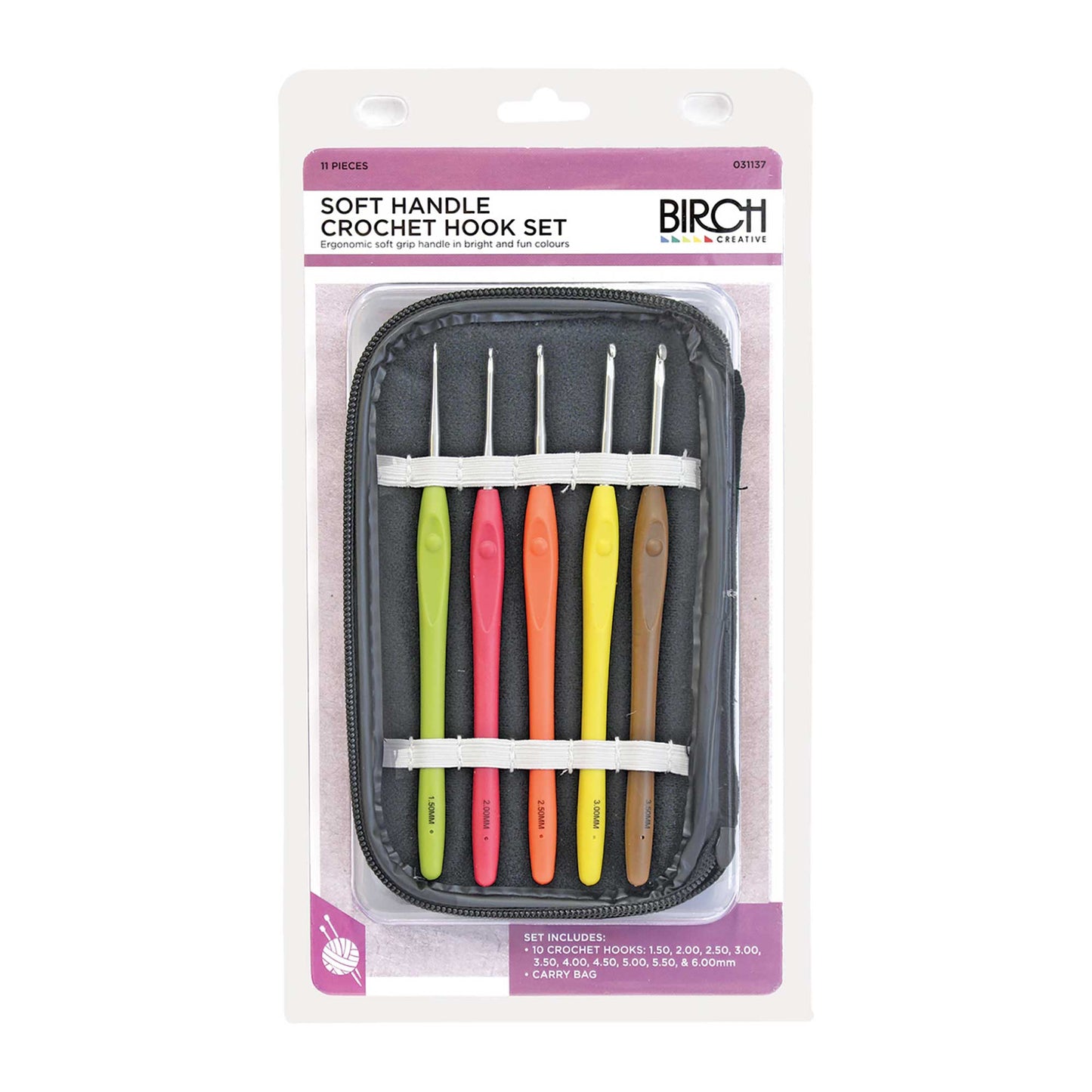 Crochet Hook Set with Soft Handle