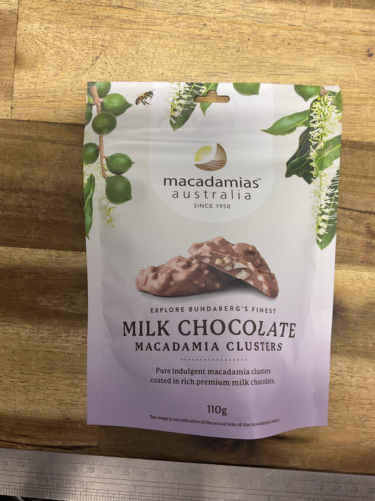 Milk Chocolate Macadamia Clusters