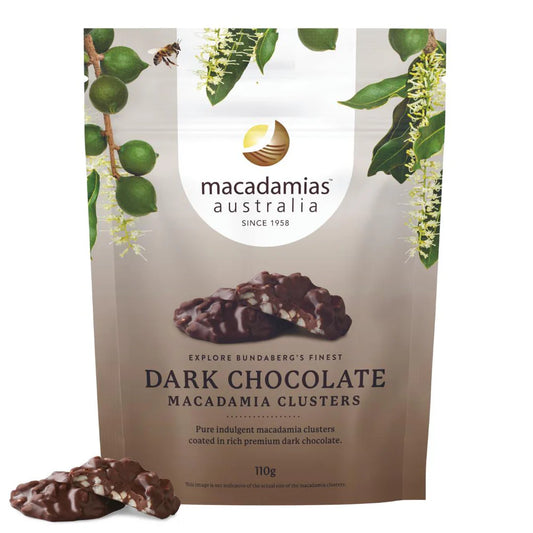 Dark Chocolate Macadamia Clusters