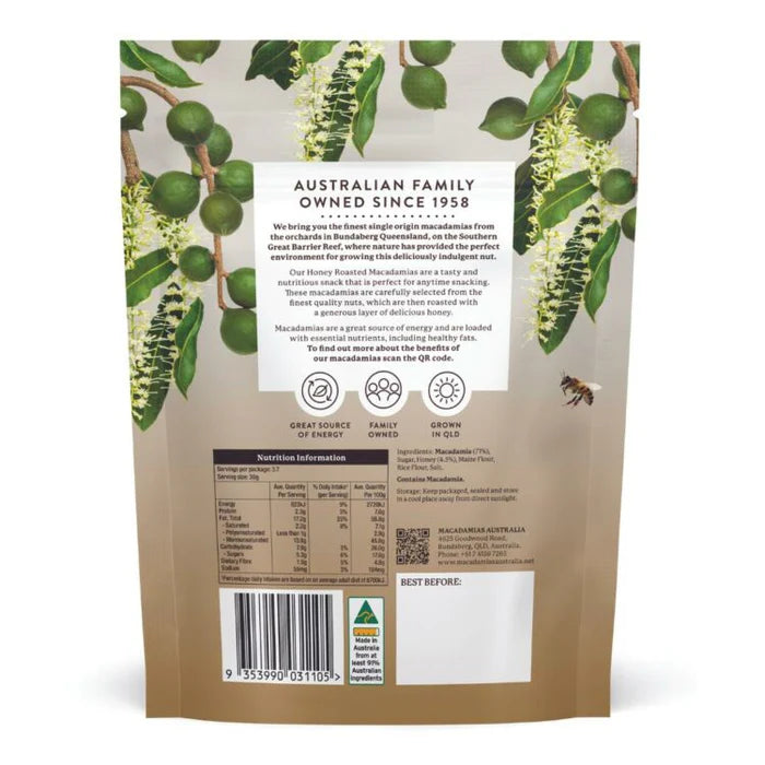 Honey Roasted Macadamias