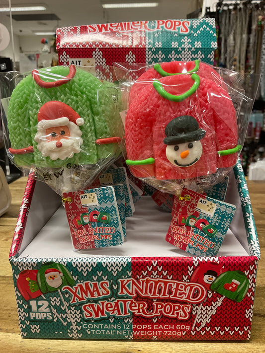 Christmas Knitted Sweater Lollipop