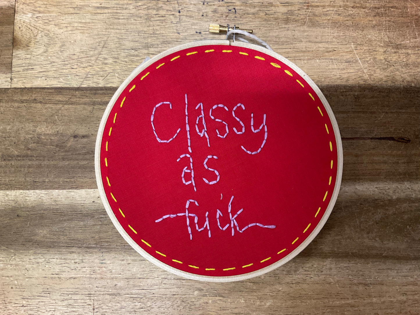 Classy As F*ck Hoop 18cm