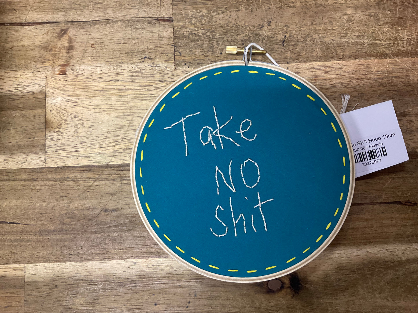 Take No Sh*t Hoop 18cm