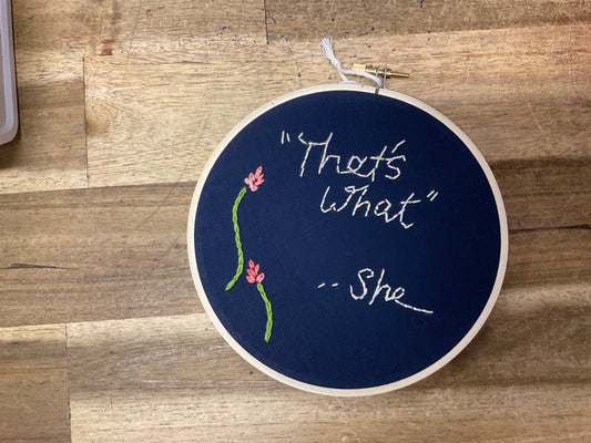 That's What She Said Hoop 17cm
