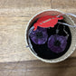 Purple Poppy Field Drop Earrings