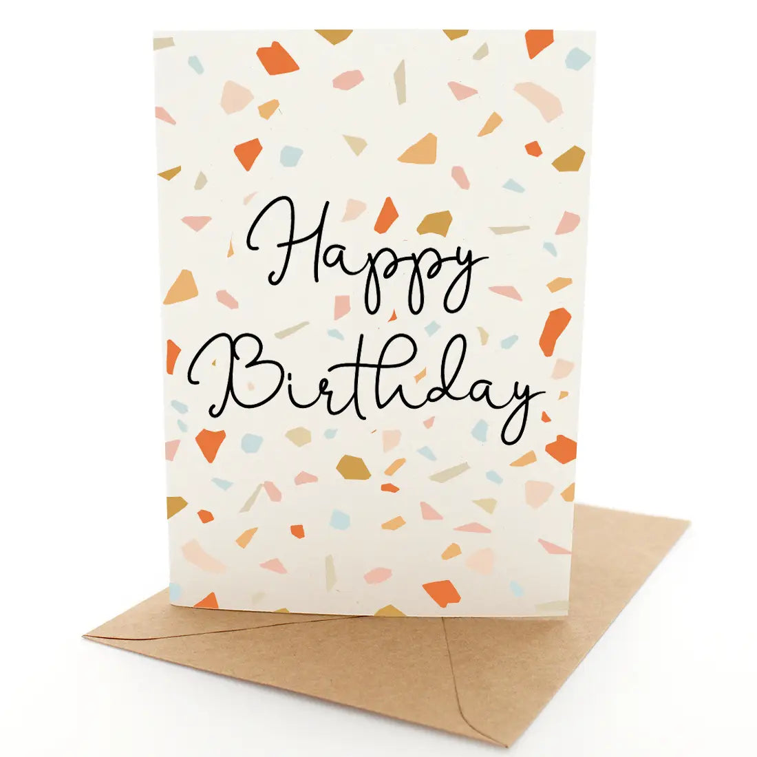 Greeting Card Terrazzo Birthday