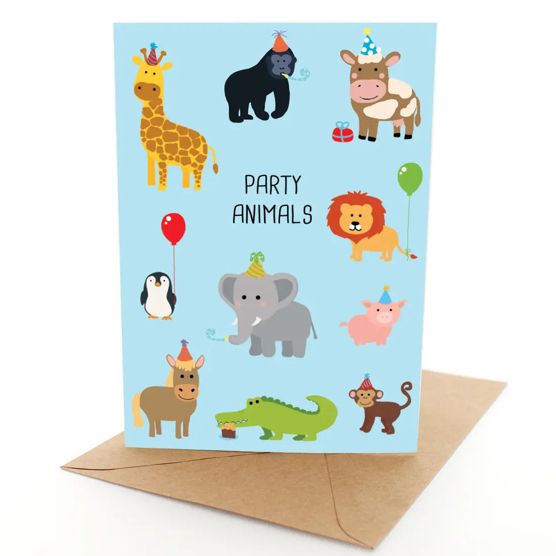 Greeting Card Party Animals