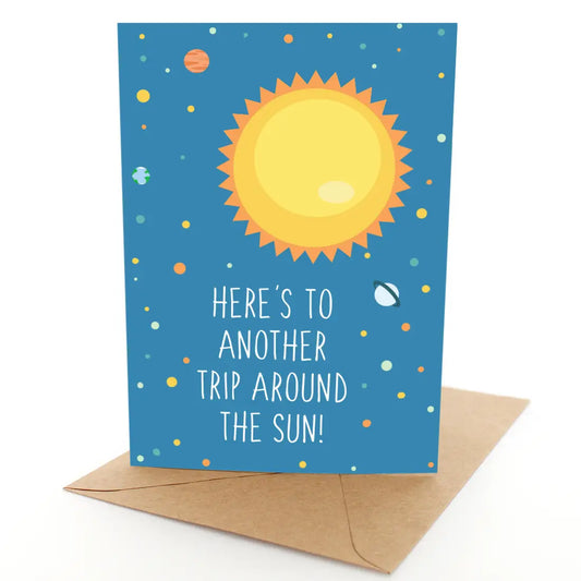 Greeting Card Around The Sun