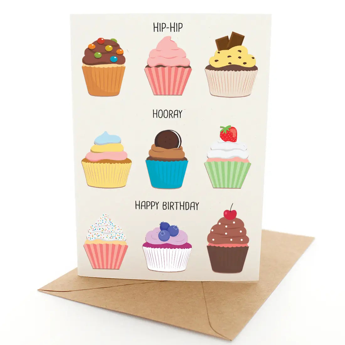Greeting Card Cupcakes