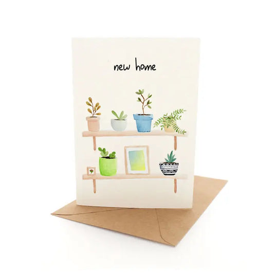 Greeting Card House Plants