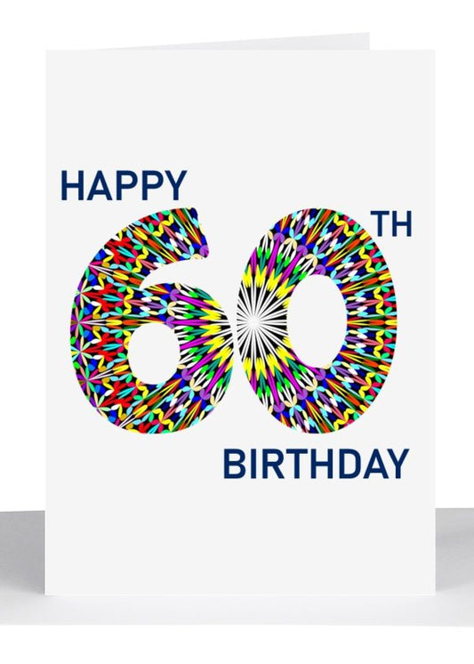 Age Birthday Card 60