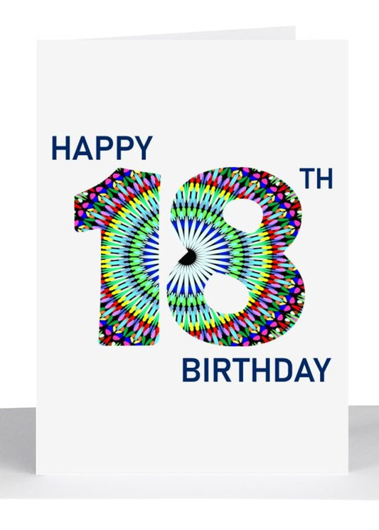 Age Birthday Card 18