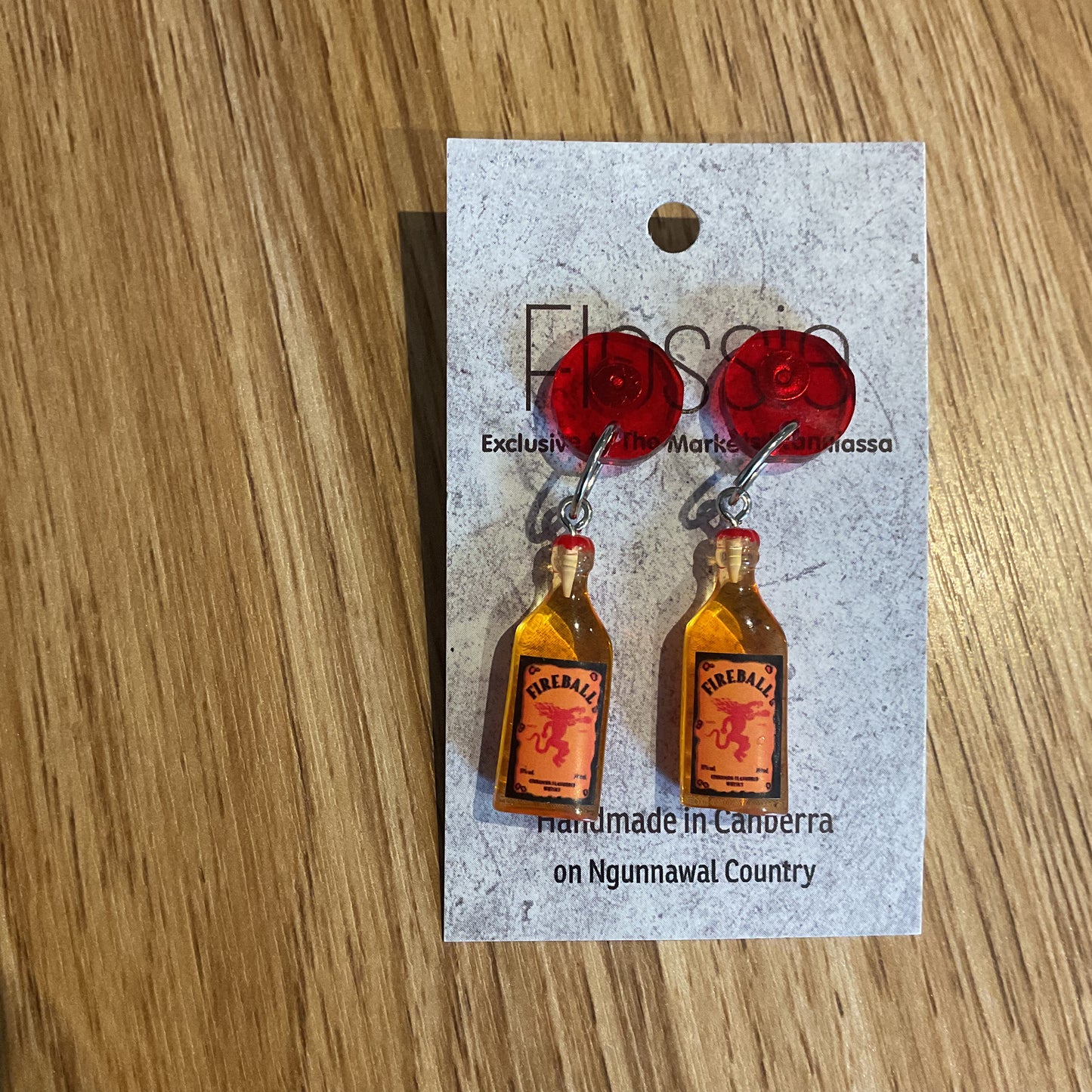 *Earring Alcohol Dangles