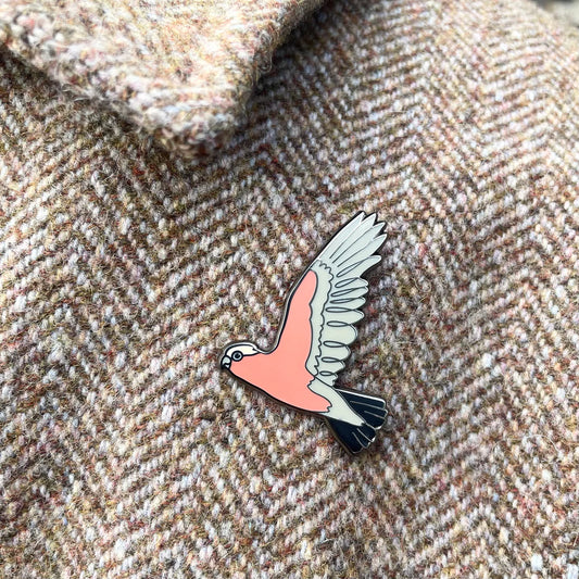 Galah in Flight Enamel Pin