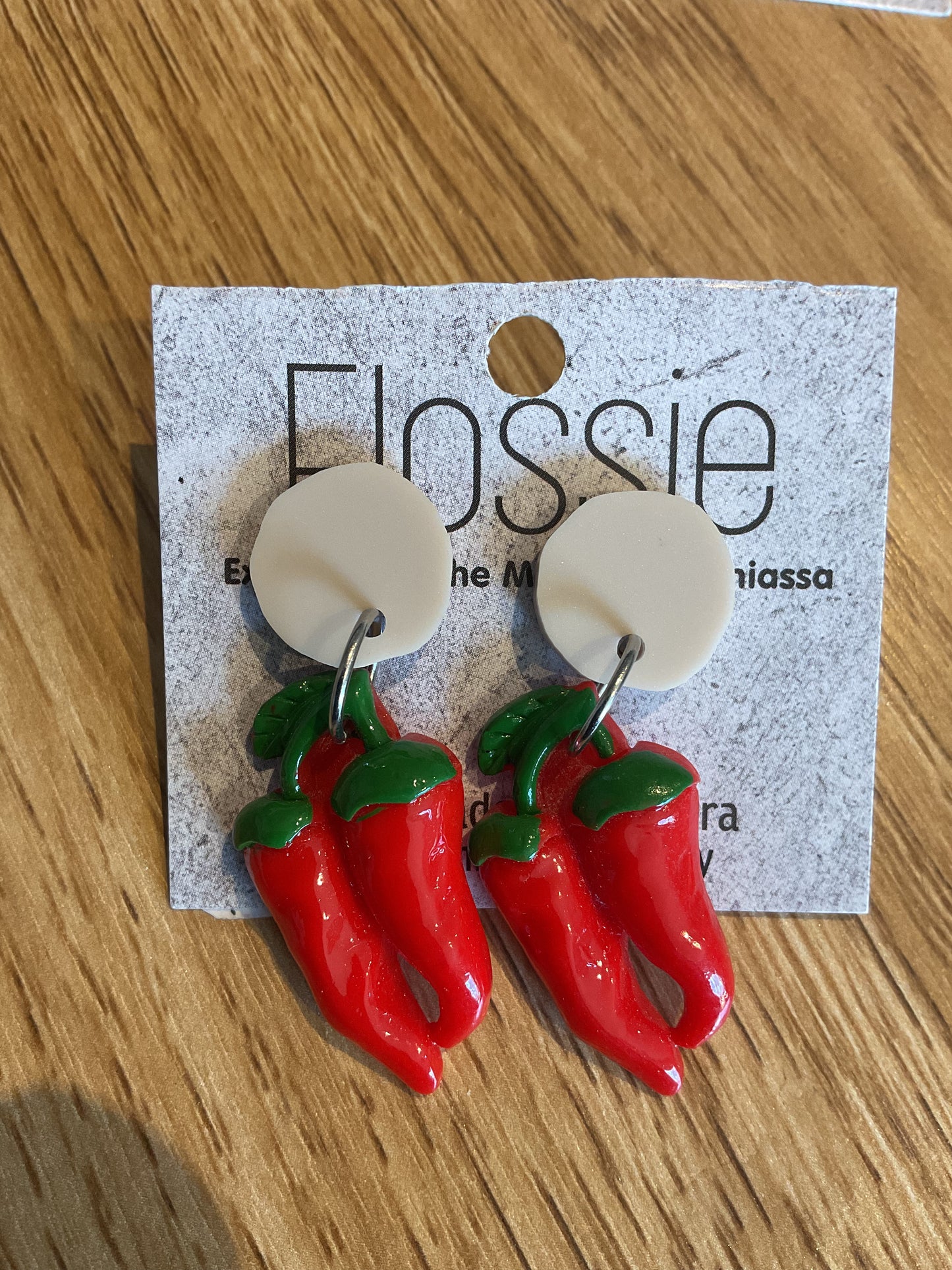 *Earrings Chilli Dangles