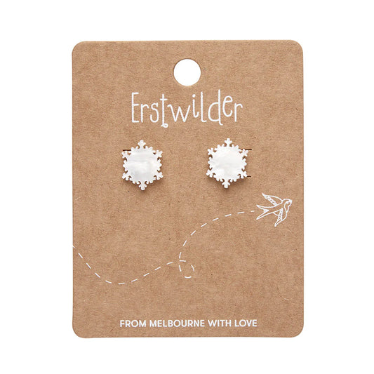*Snowflake Stud Earrings