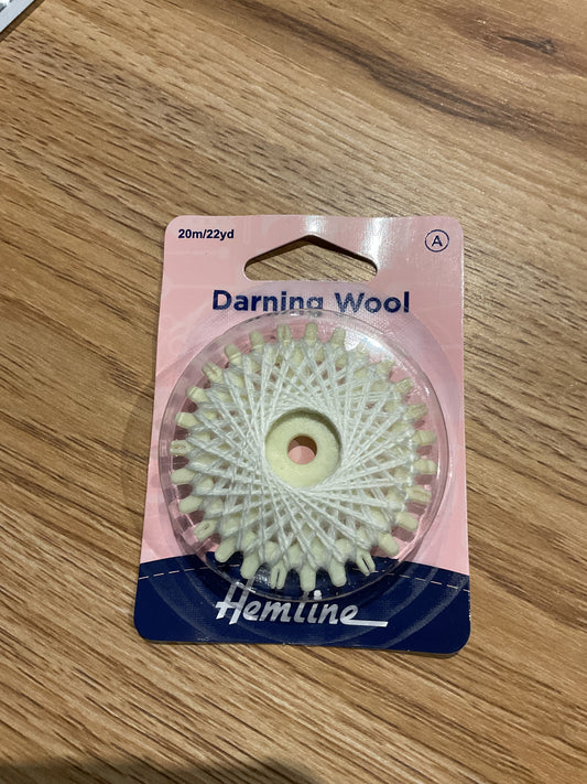 *Darning Wool White