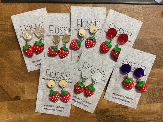 Earrings Strawberries