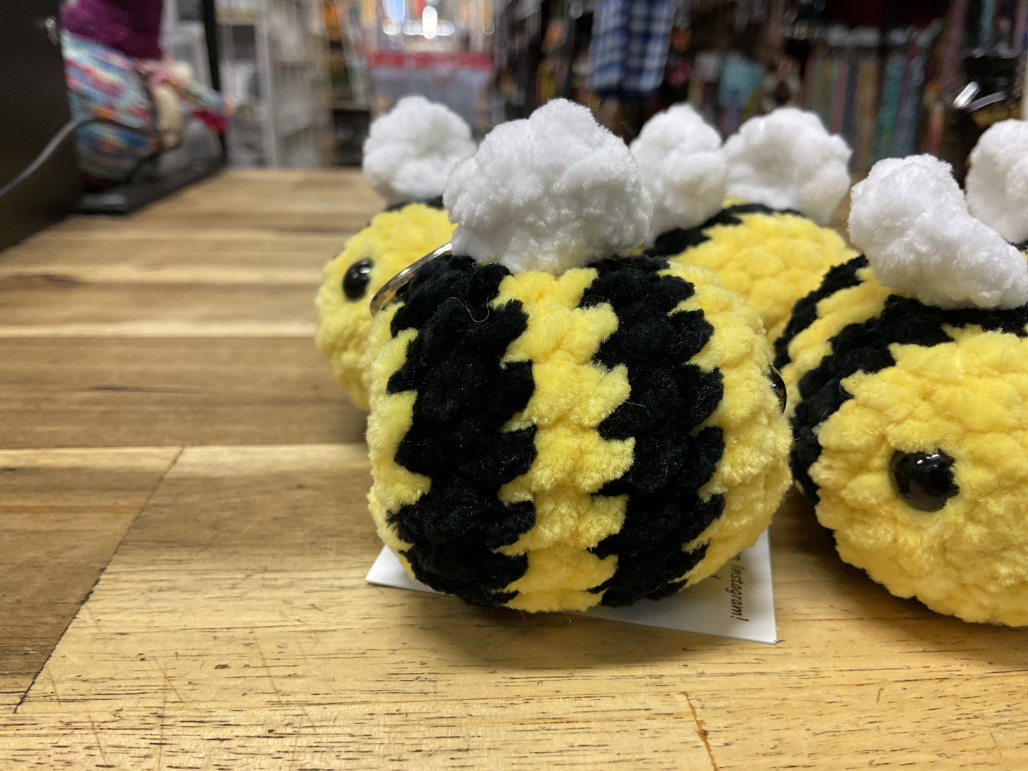 Crochet Bee Keyring