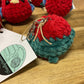 Crochet Rosella Keyrings