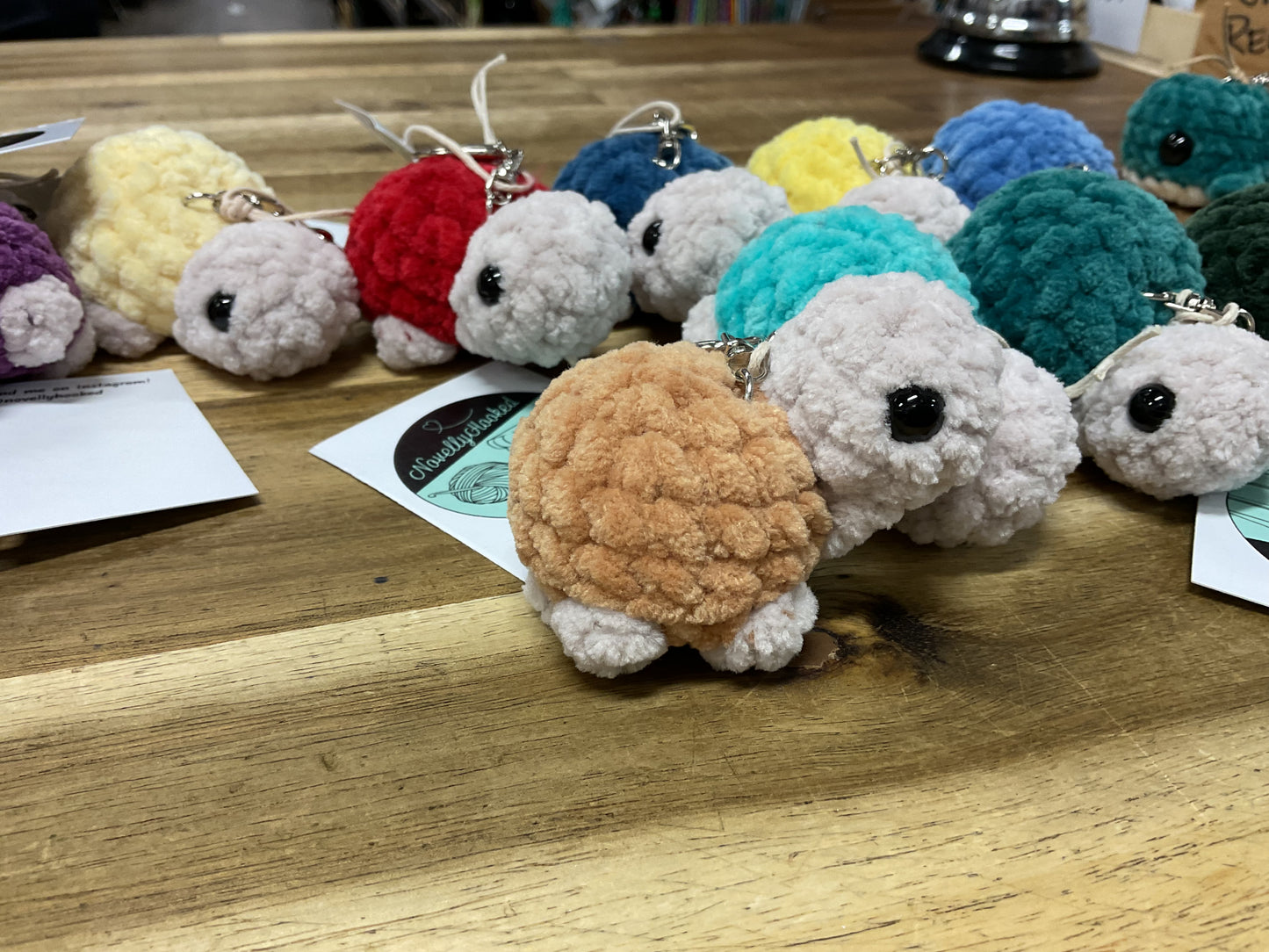 Crochet Turtle Keyring