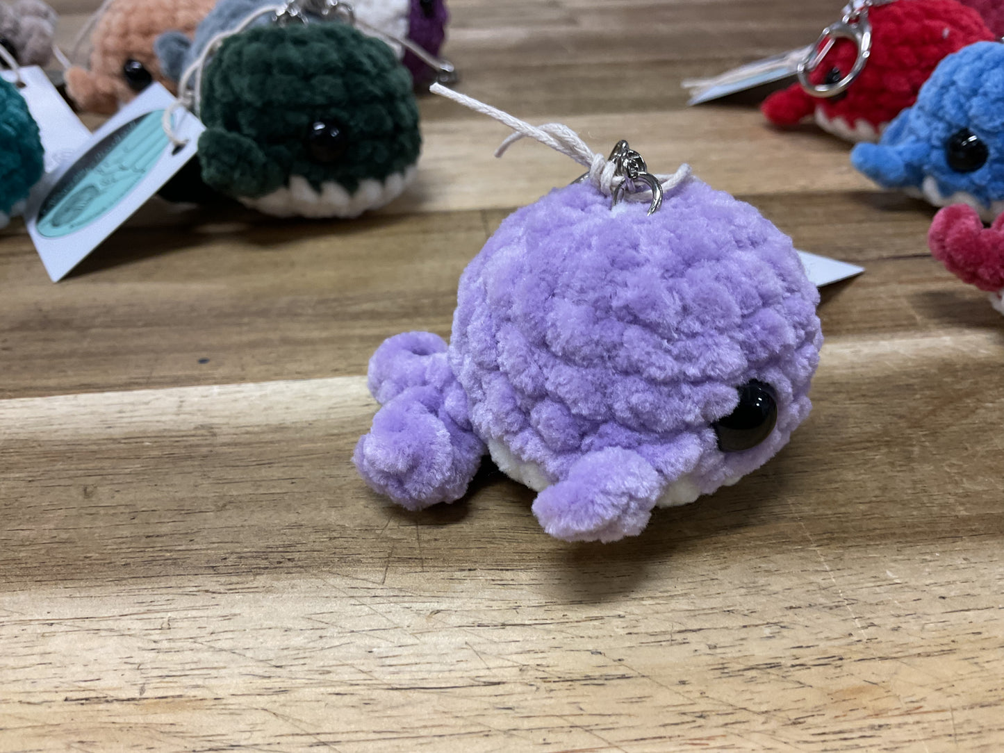 Crochet Whale Keyring