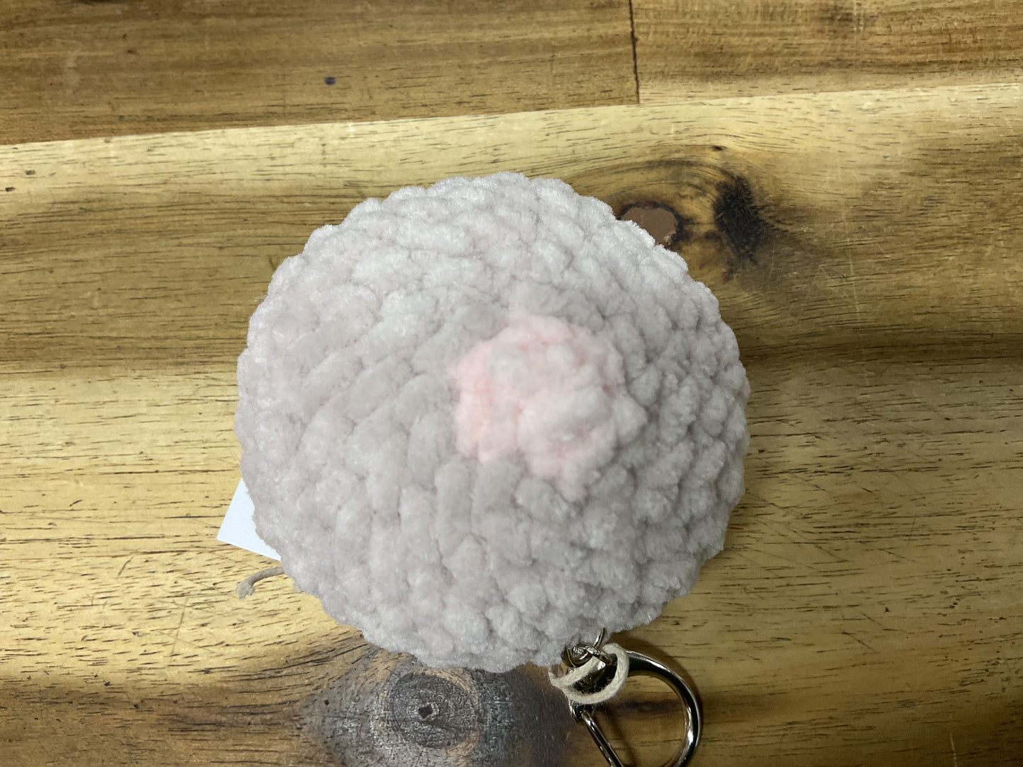 Crochet Boob Keyring