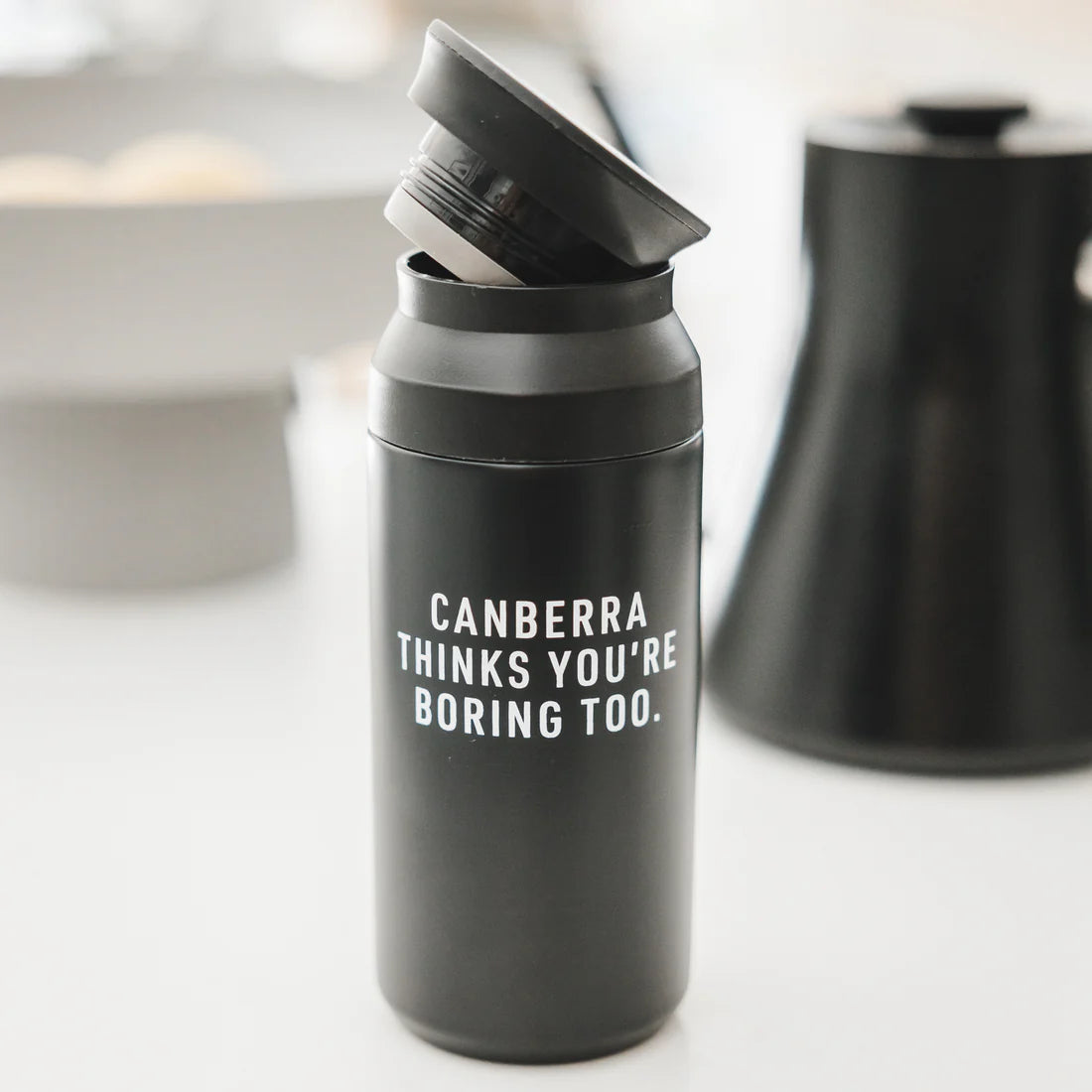 Canberra Thinks You're Boring Too Travel Mug