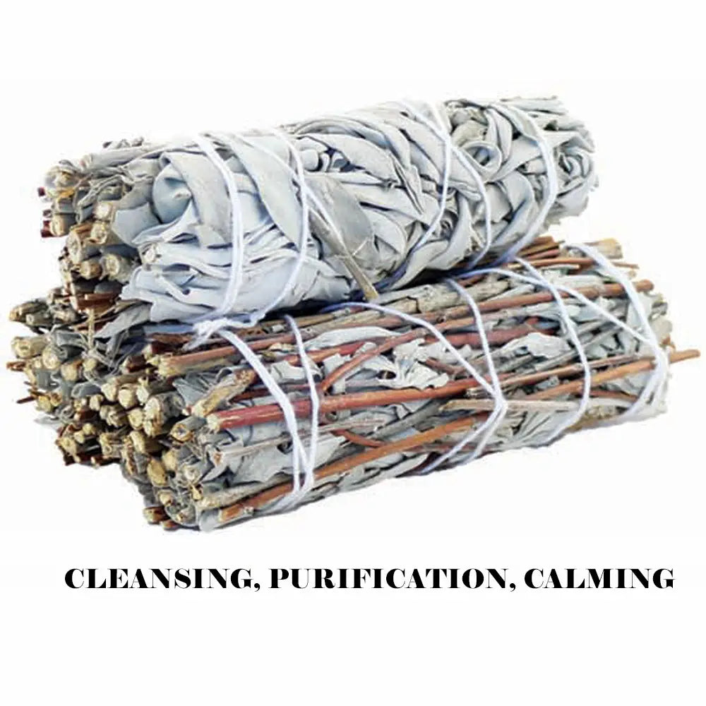Smudge Stick - White Sage and  Royal Sage 10cm