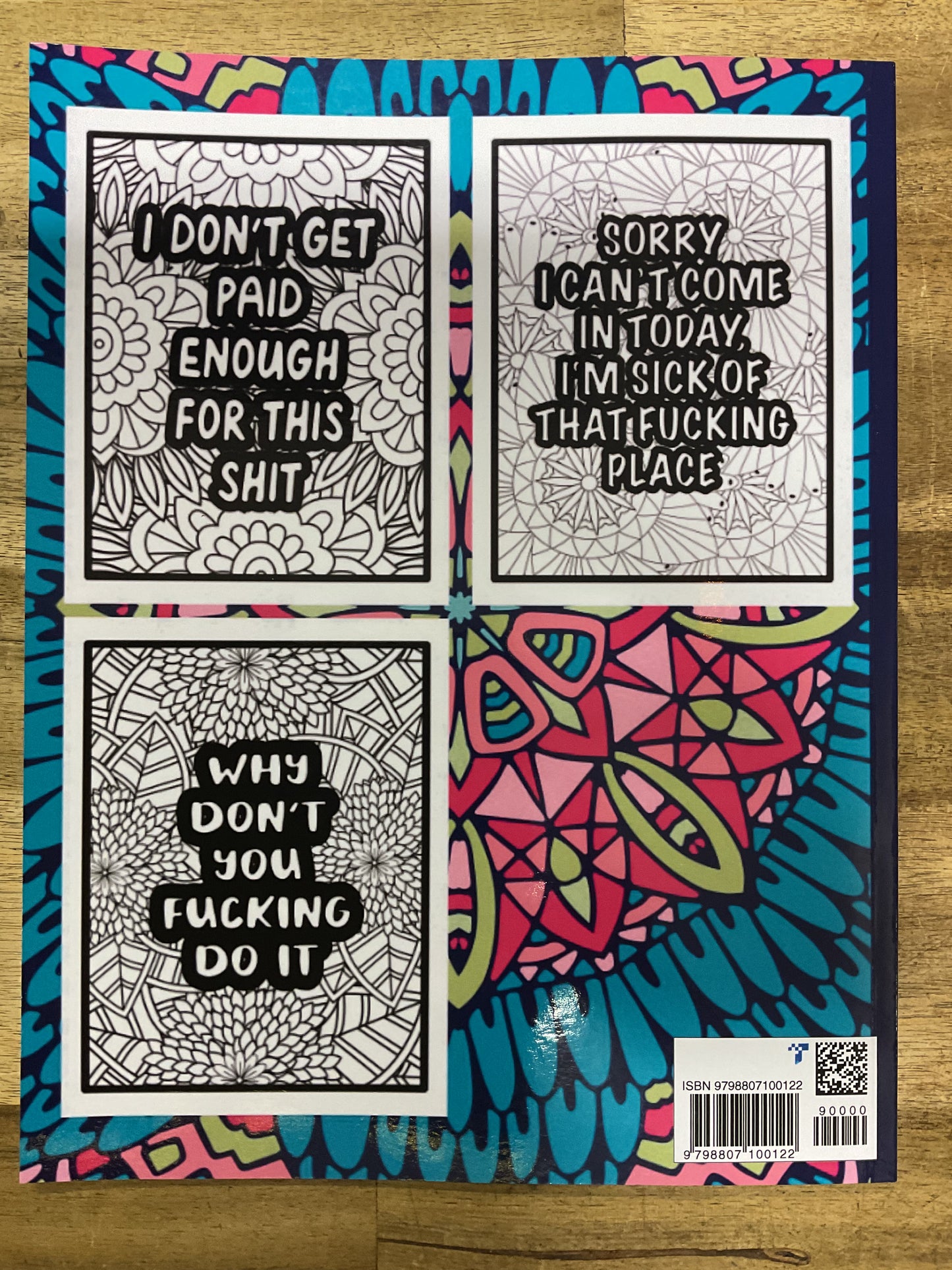 Things I Want to Say at Work But Can't Colouring Book