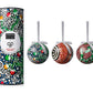 3 Pack Christmas Baubles Coral Hayes