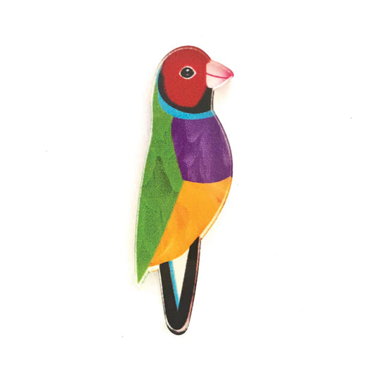 Gouldian Finch Pin